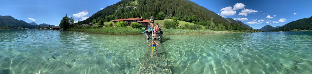 Haus Waldblick Lägenhet Weissensee Exteriör bild