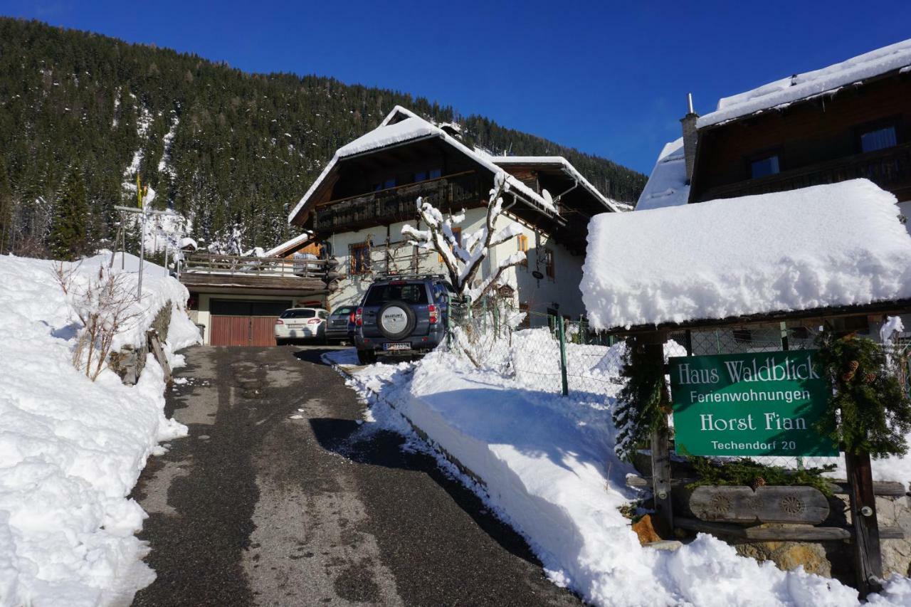 Haus Waldblick Lägenhet Weissensee Exteriör bild