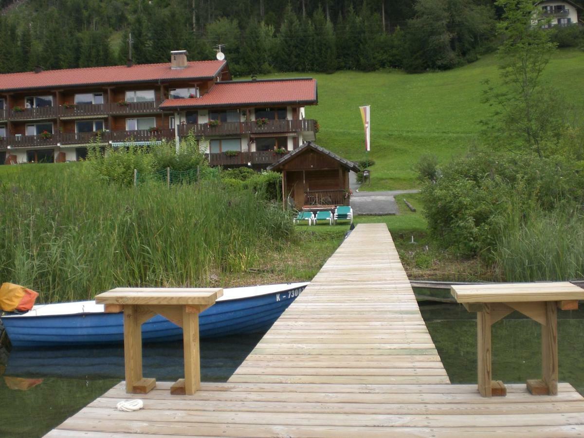 Haus Waldblick Lägenhet Weissensee Exteriör bild